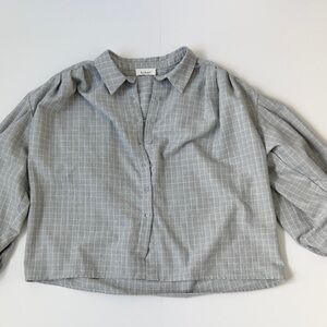 Bohme button down women’s flannel shirt